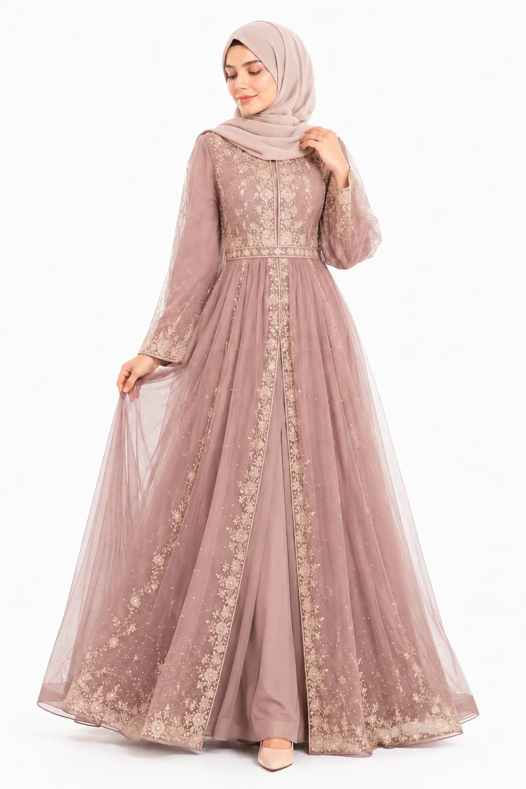 Emborided Gown - Image 2